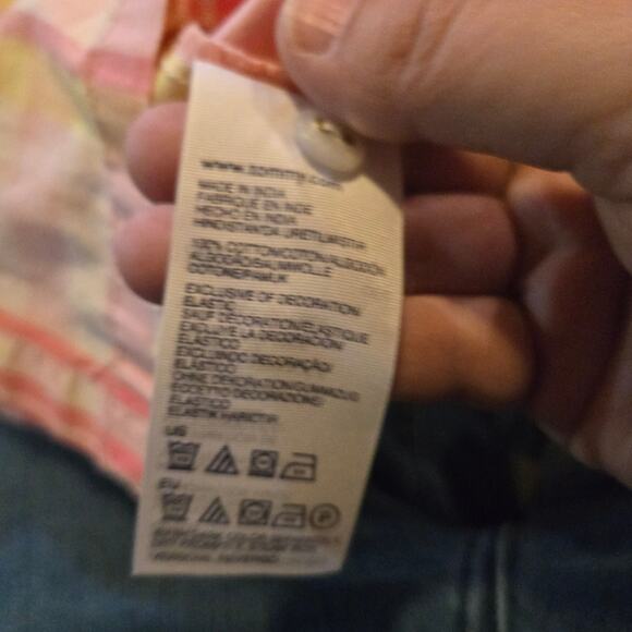 Tommy Hilfiger Pink Plaid Shirt Dress Women’s Medium - Picture 4 of 12